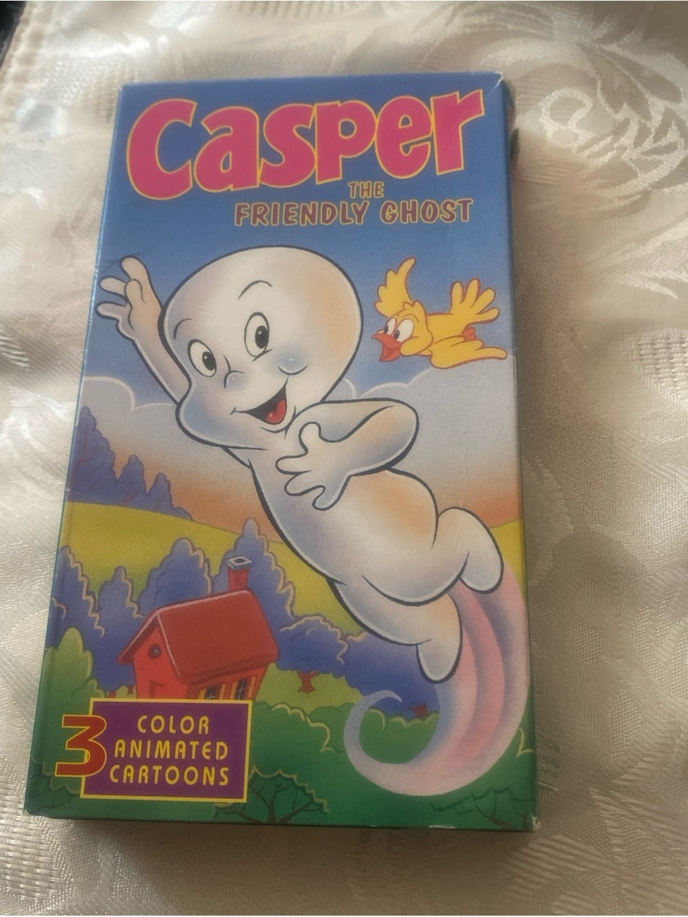 1993 VHS Tape Casper The Friendly Ghost 3 Episodes Vintage Cartoon